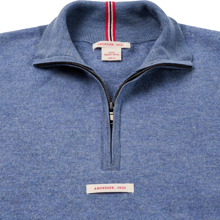 Boiled Half Zip | Denim Blue