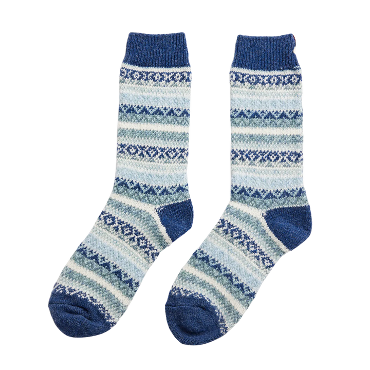 Skauen Mid Calf Socks | Faded Navy