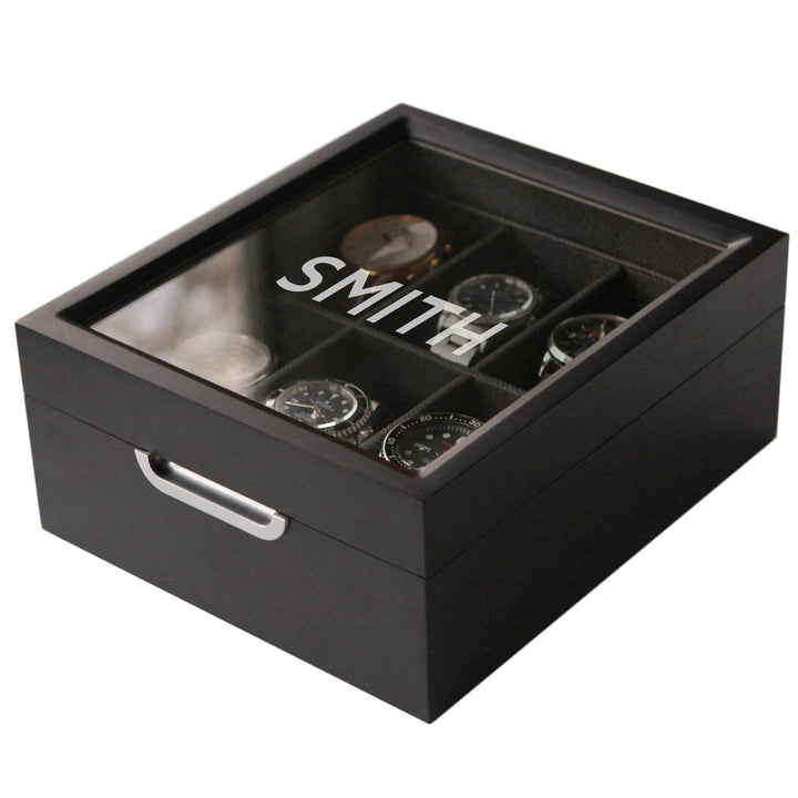 Modern 6 Slot Watch Box