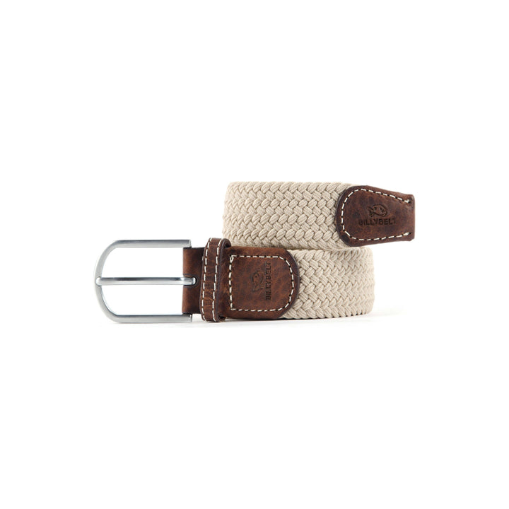 Sandy Beige Elastic Woven Belt