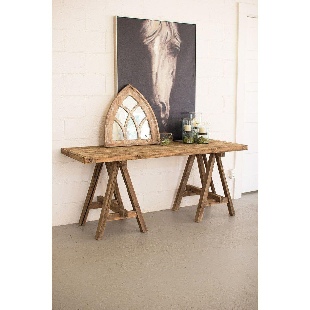 Reclaimed Wood Console Table