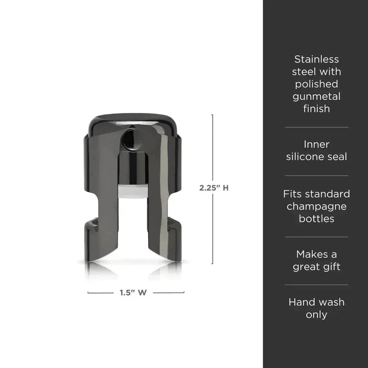 Champagne Stopper | Gunmetal