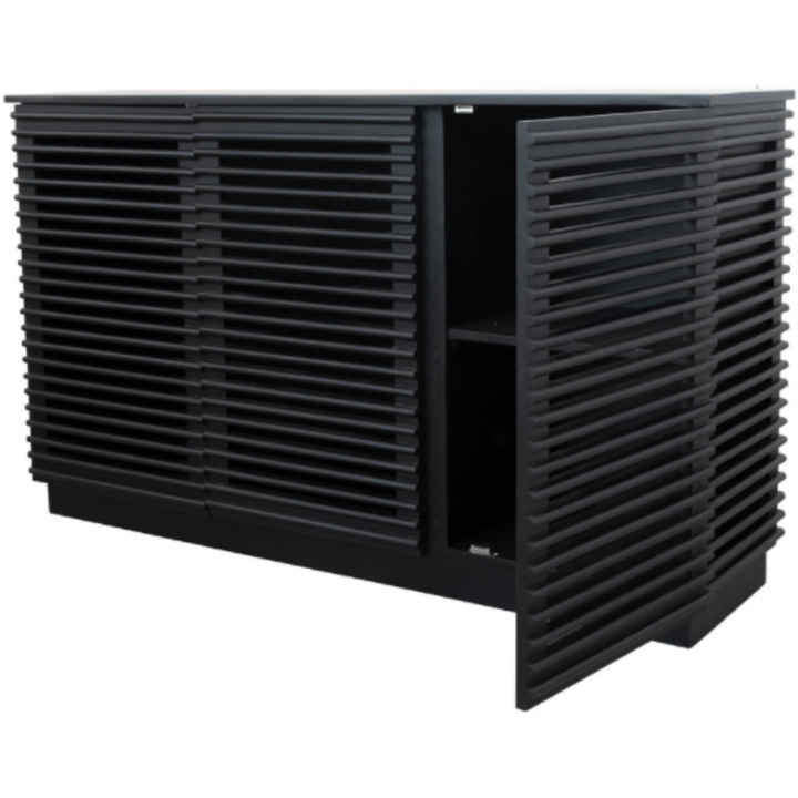Modern Slat Credenza