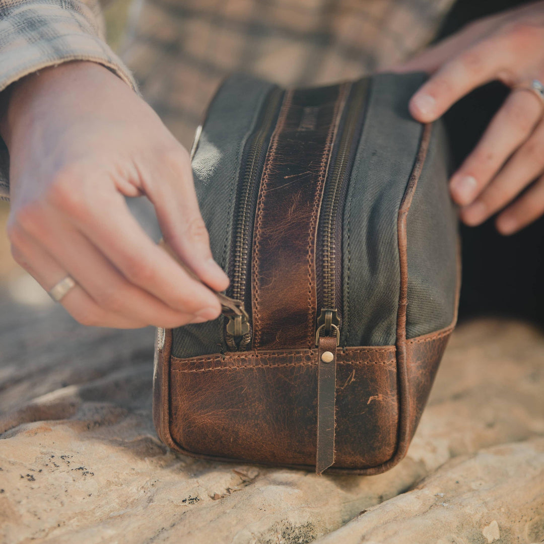 Canvas Dopp Bag