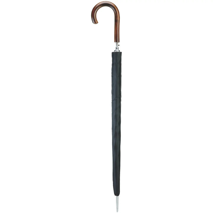 Dark Wood Crook Handle Umbrella