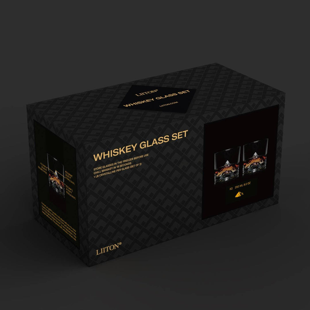 K2 Crystal Whiskey Glass Set