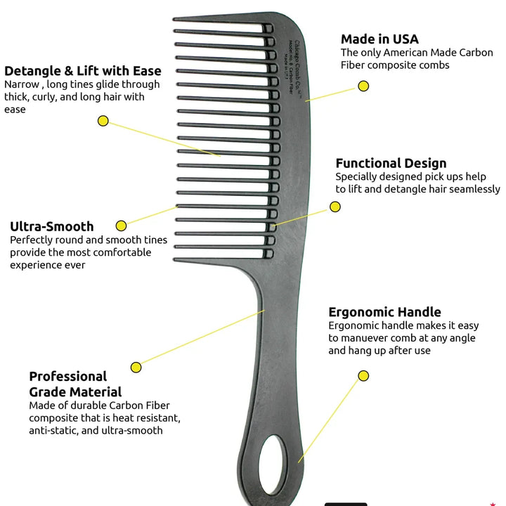 No. 8 Carbon Fiber Comb