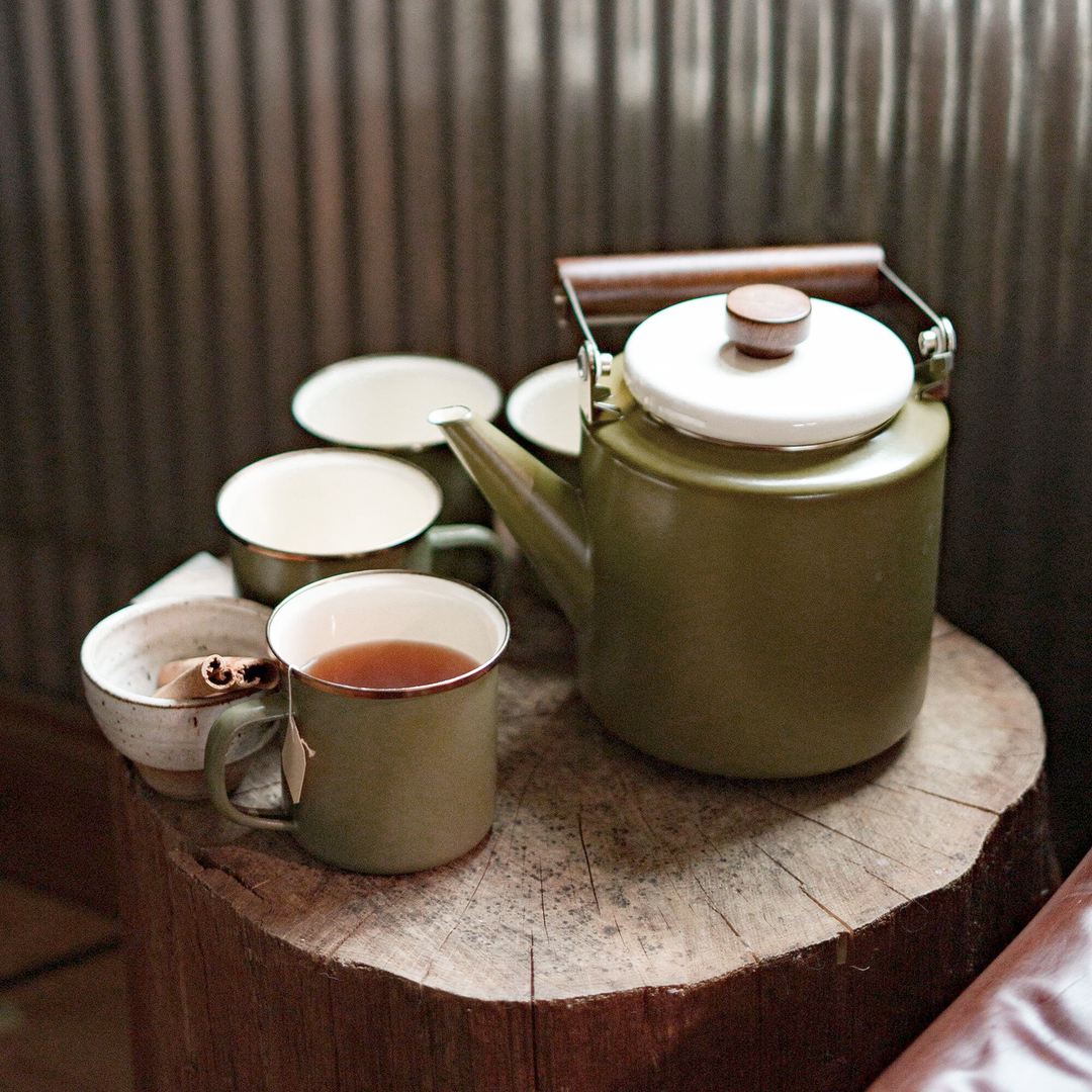 Enamel 2-Tone Kettle