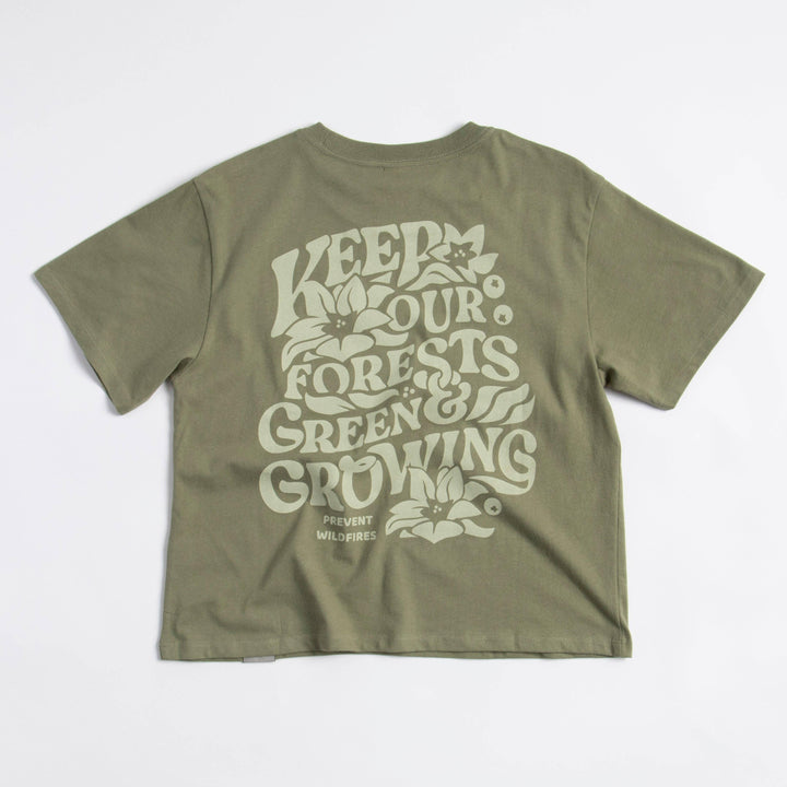 Green & Growing Boxy Pocket Tee