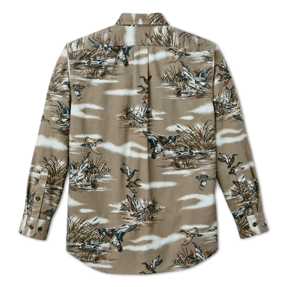 Field Flannel Shirt | Marsh Olive Print