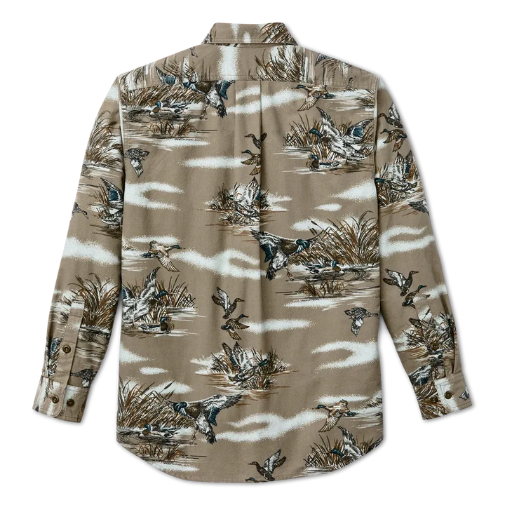 Field Flannel Shirt | Marsh Olive Print