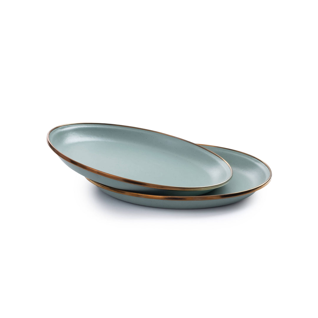 Enamel Deep Plate | Eggshell