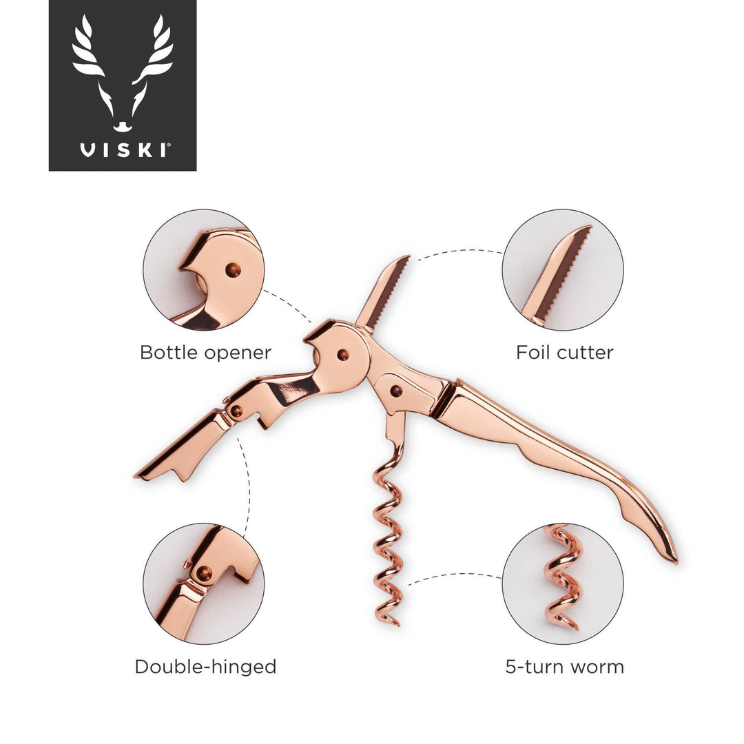 Summit Double-Hinged Corkscrew | Copper
