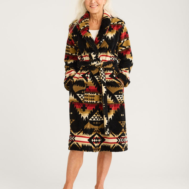 Nehalem Robe | Black/Red