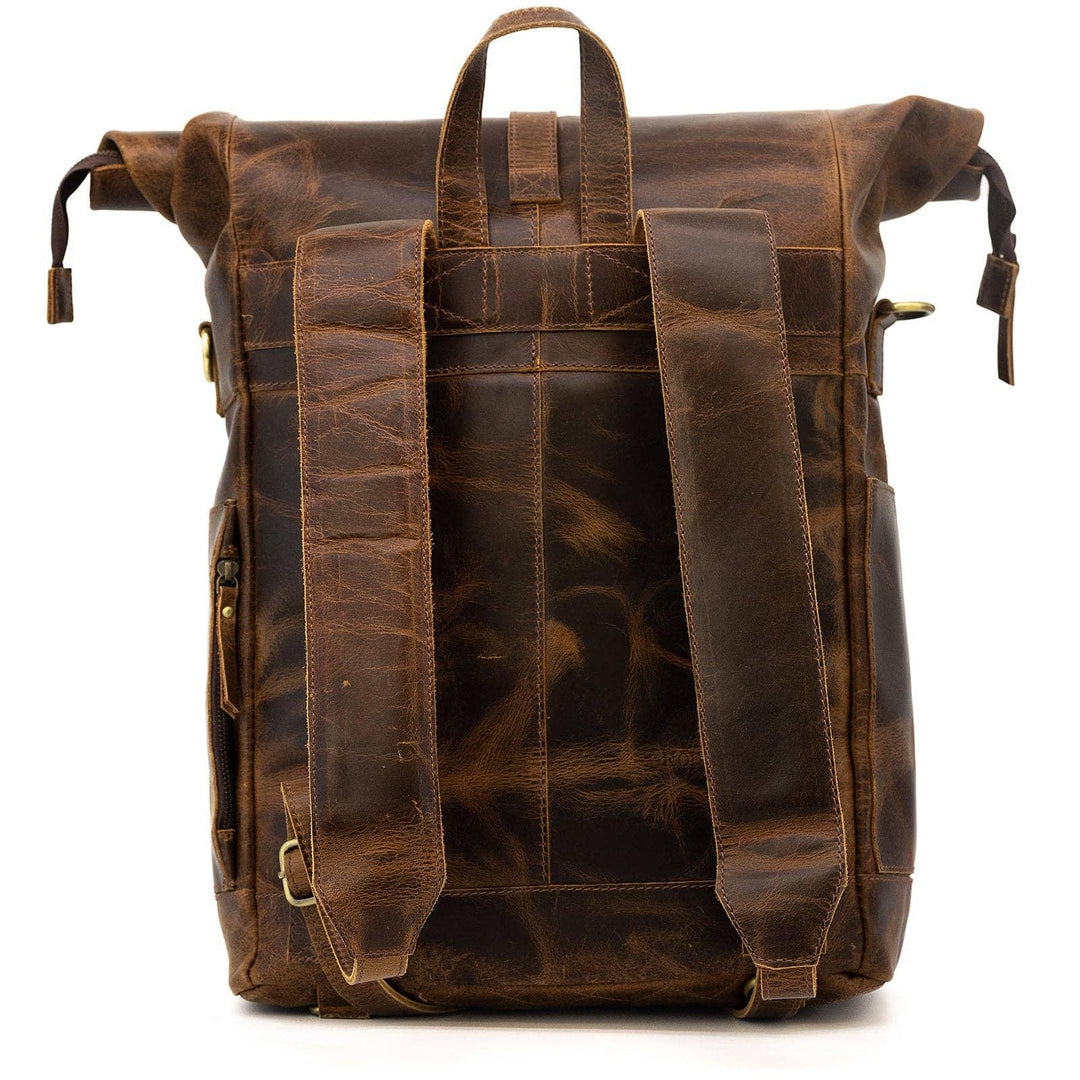 Kobuk Leather Backpack | Antique Brown