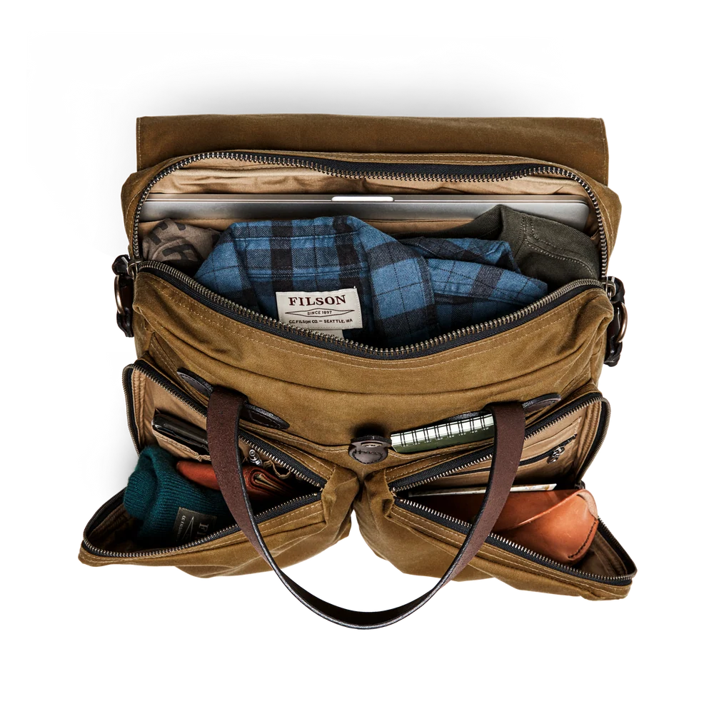 24 Hour Tin Briefcase | Dark Tan