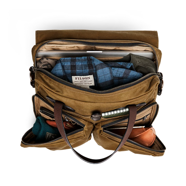 24 Hour Tin Briefcase | Dark Tan