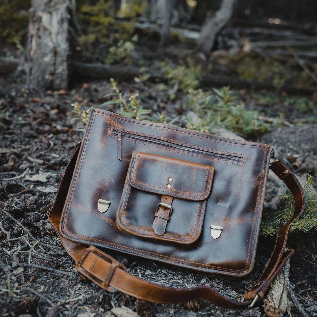 Buffalo Leather Briefcase 18"