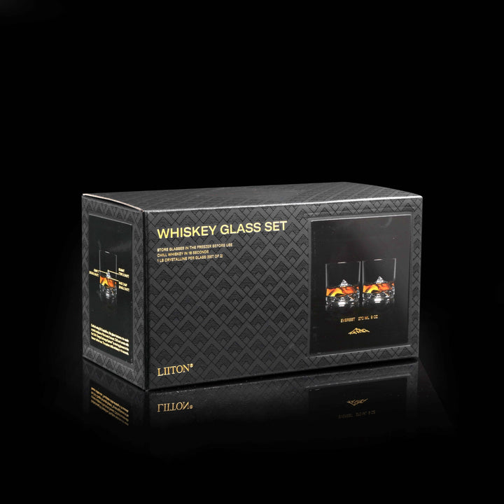 Everest Crystal Rocks Glass Set