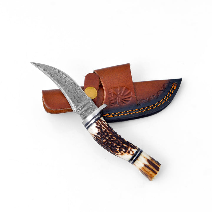 Deer Horn Trailblazer Damascus