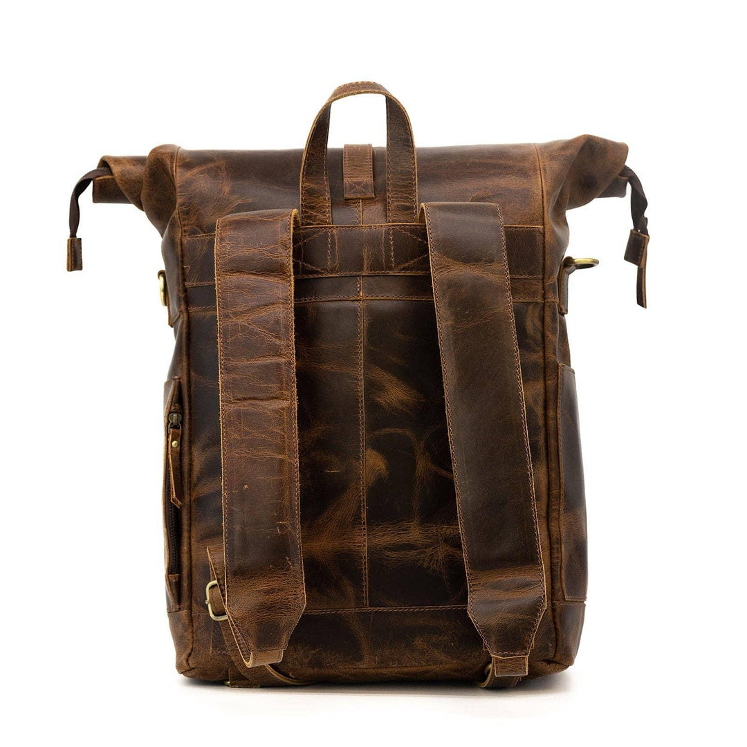 Kobuk Leather Backpack | Antique Brown