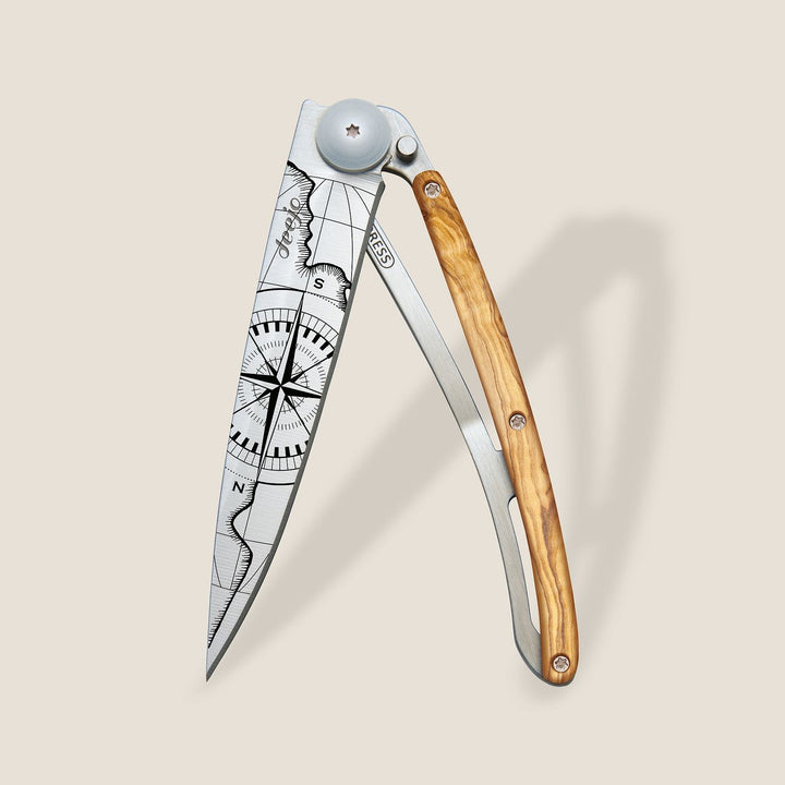 Olive Wood Folding Knife | Terra Incognita