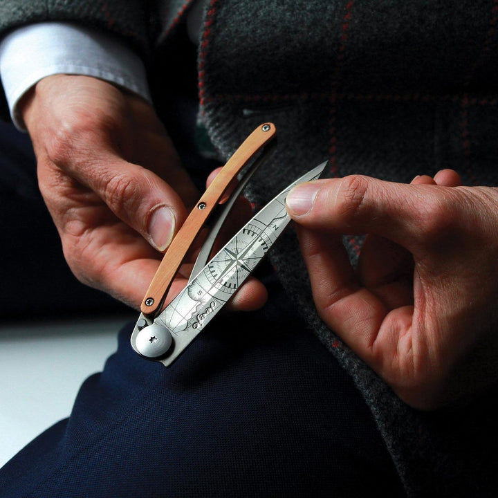 Olive Wood Folding Knife | Terra Incognita
