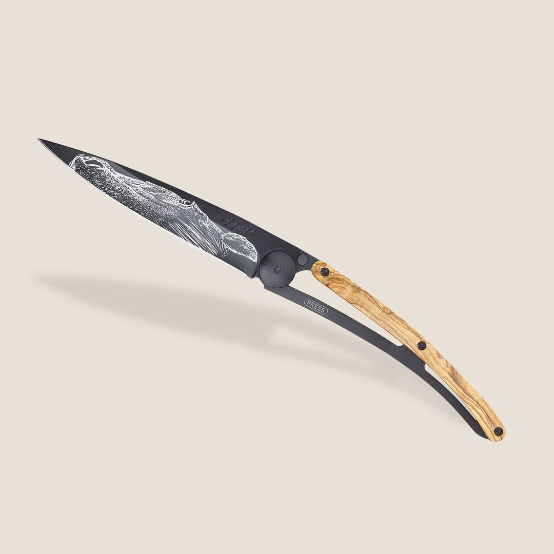 Olive Wood Folding Knife | Purebred