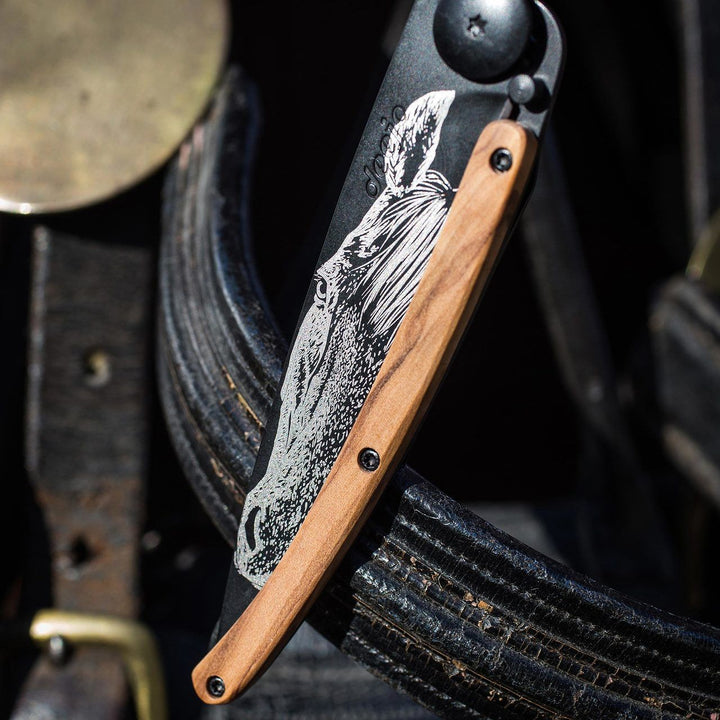 Olive Wood Folding Knife | Purebred