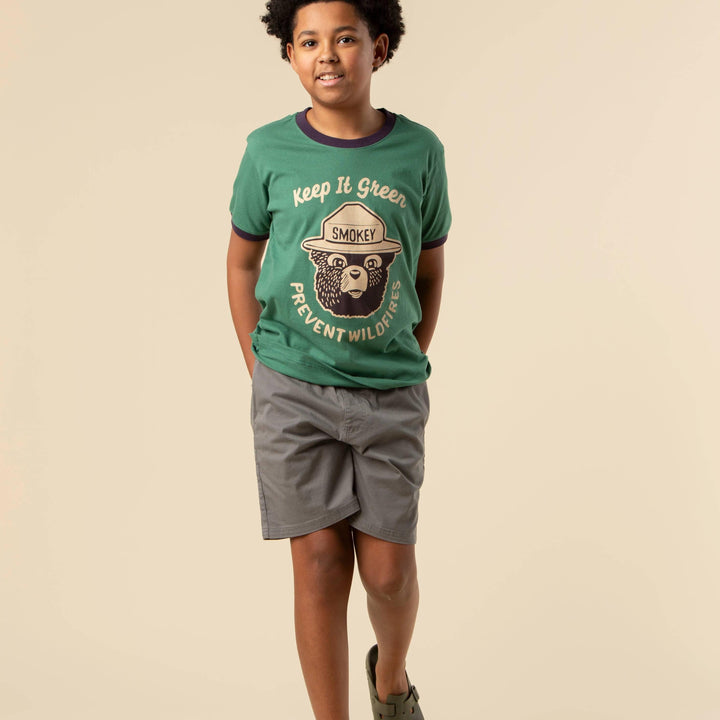 Keep It Green Youth Ringer Tee