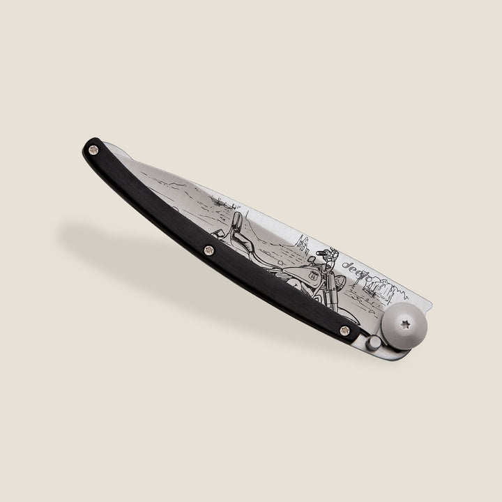 Ebony Wood Folding Knife | Easy Rider