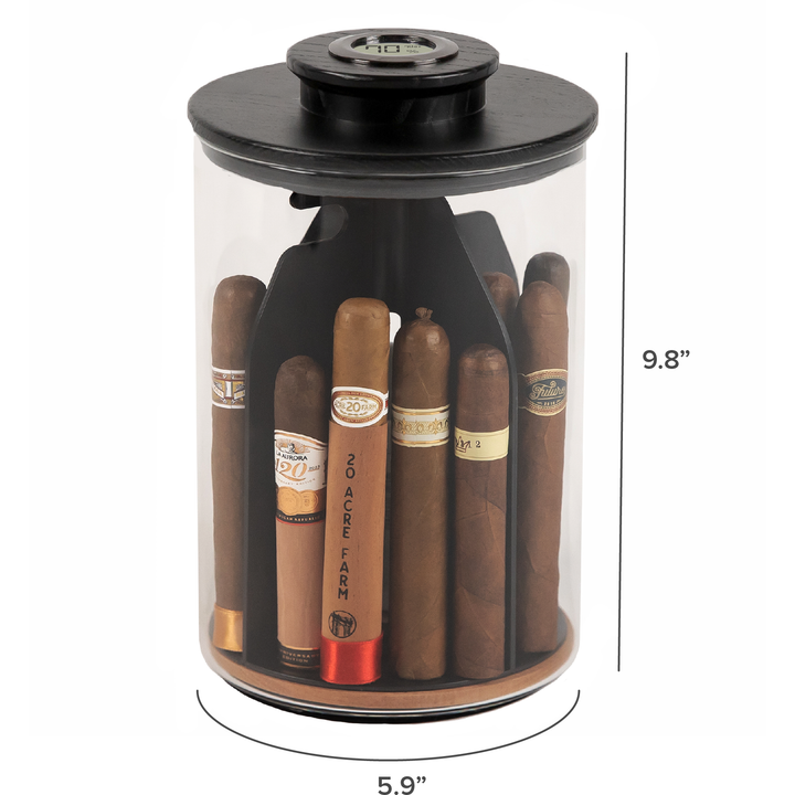 Cylinder Ashwood Humidor