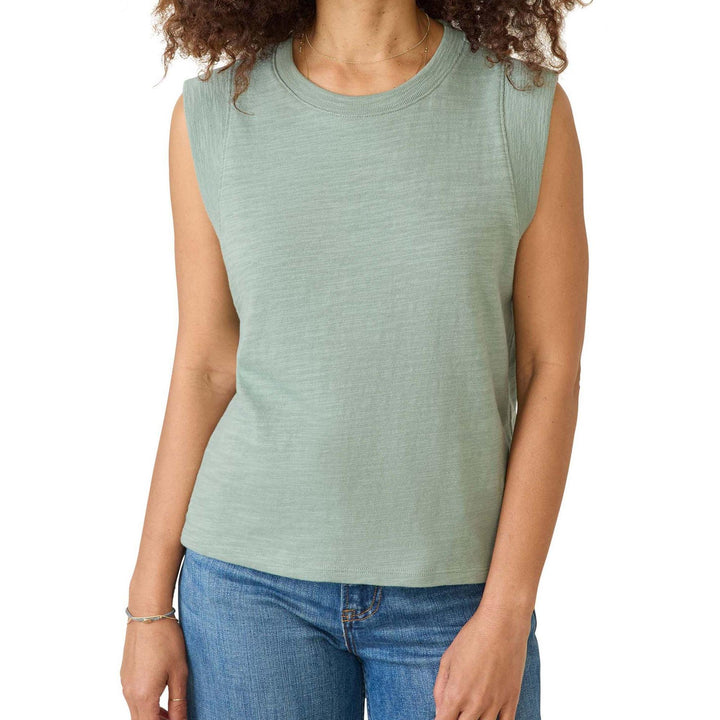 Sunwashed Slub Muscle Tank | Sage Creek