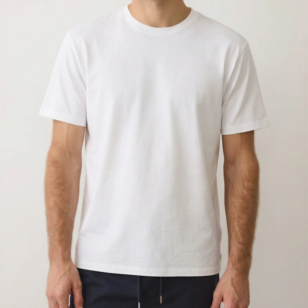 Men's Luxe Jersey Relaxed Tee | Bright White