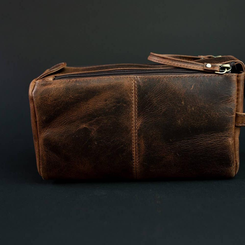 Leather Toiletry Bag