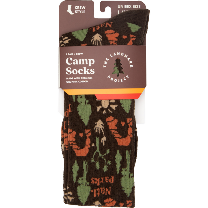 National Park Roundup Sock