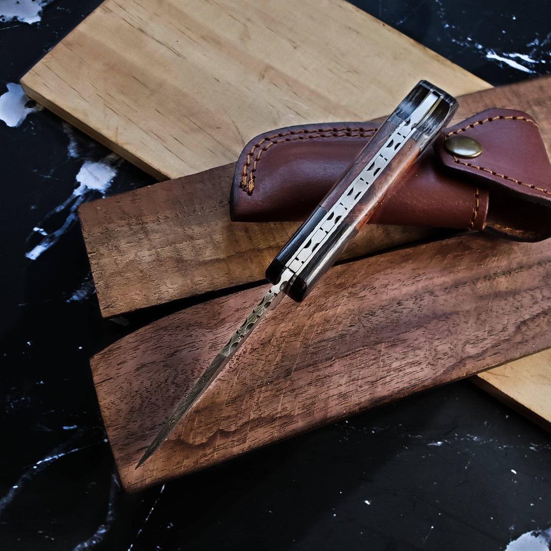 Damascus Steel EDC Pocket knife
