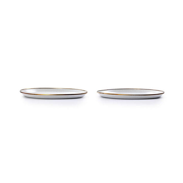 Enamel Deep Plate | Eggshell