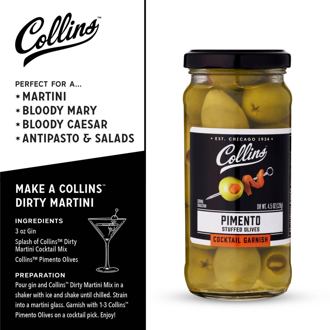 Gourmet Pimento Martini Cocktail Olives