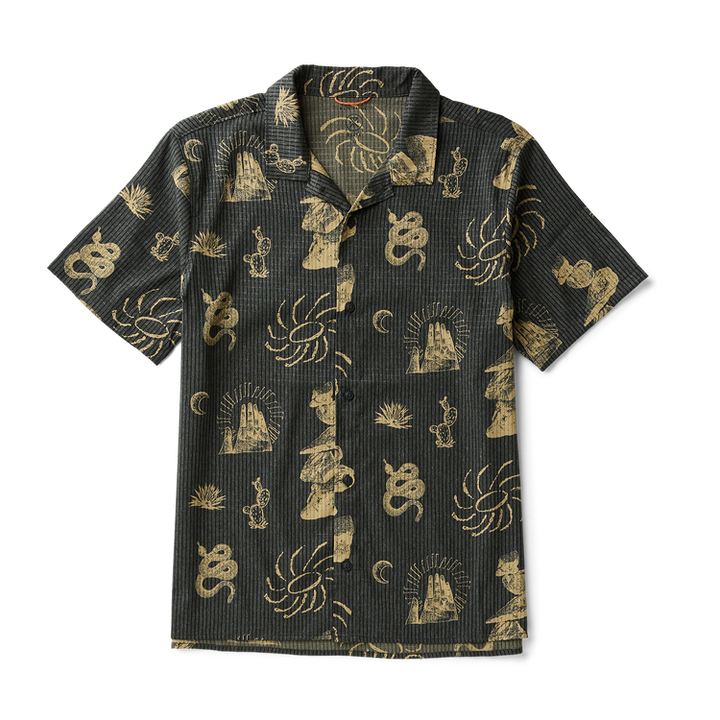 Bless Up Trail Button Up Shirt | Onyx