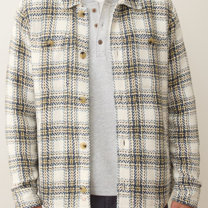Max Twill Overshirt | Blue Plaid