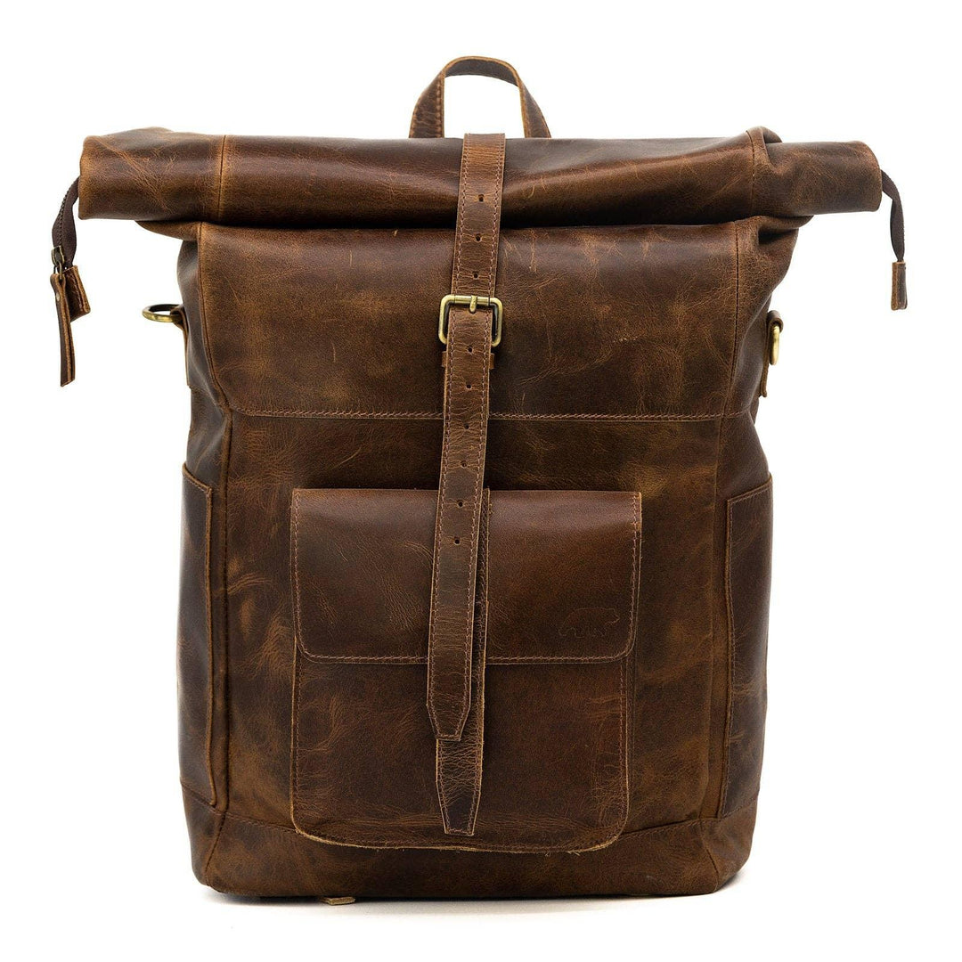 Kobuk Leather Backpack | Antique Brown