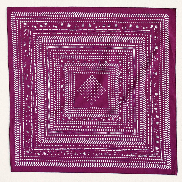 Dot Dash Bandana l Wine