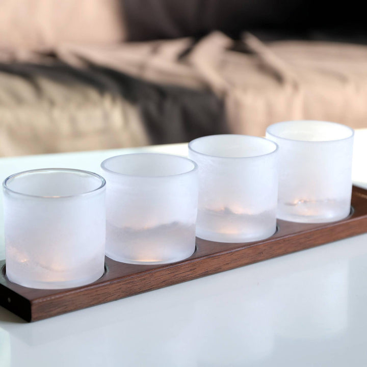 American Peaks Crystal Rocks Glass Set