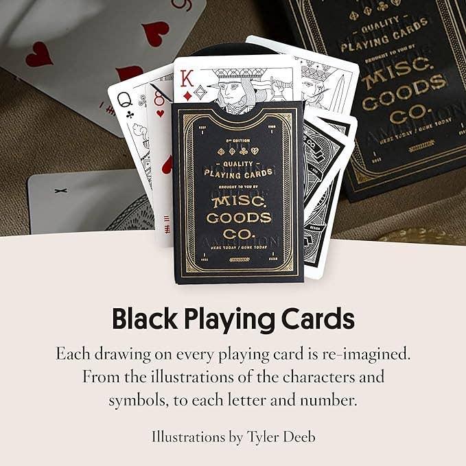 Black Playing Cards