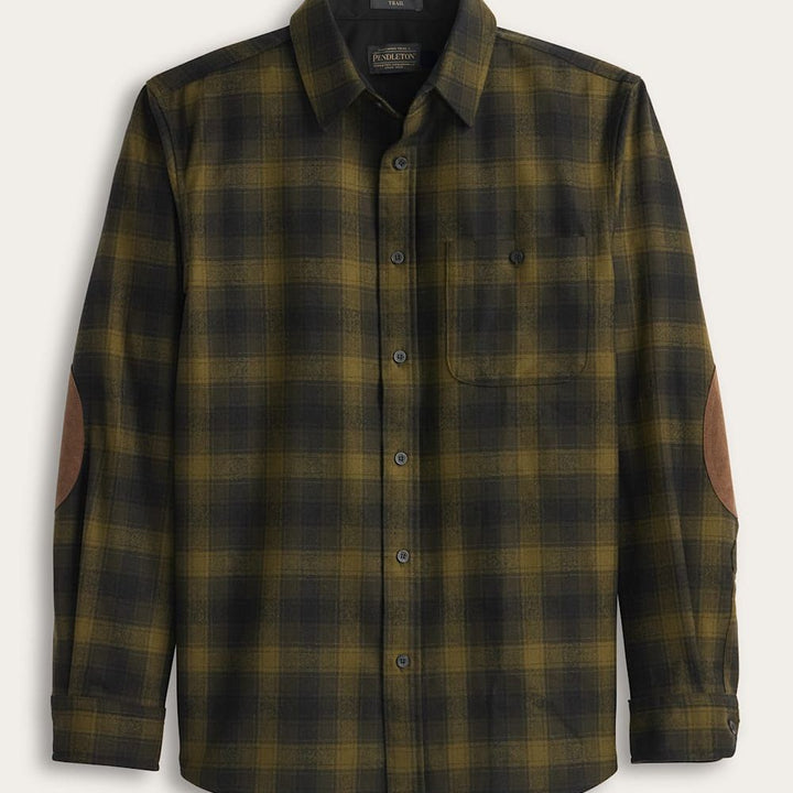 Plaid Trail Shirt | Olive/Green Plaid