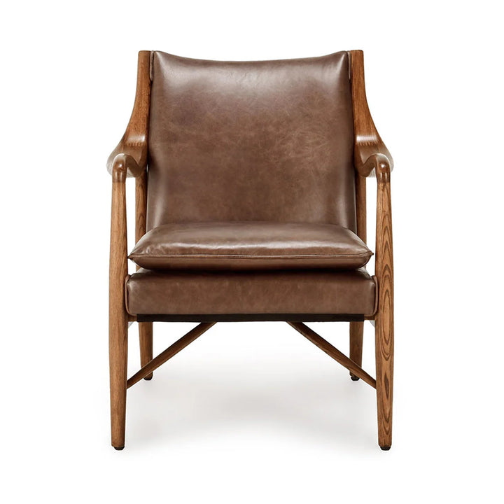 Kiannah Accent Chair | Barrel Brown