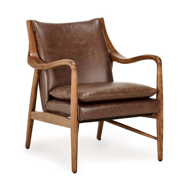 Kiannah Accent Chair | Barrel Brown