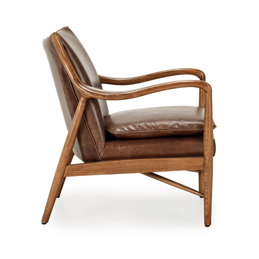 Kiannah Accent Chair | Barrel Brown