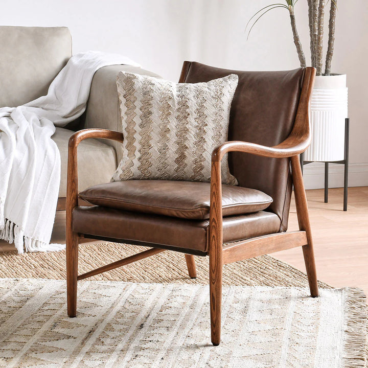 Kiannah Accent Chair | Barrel Brown